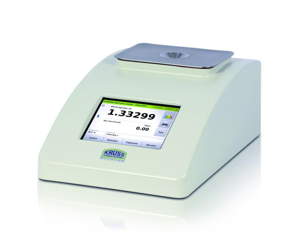 Digital refractometer DR 6300-TF measuring range 1.3200-1.7000nD, 0-95 % Brix with integr.Peltier temperation