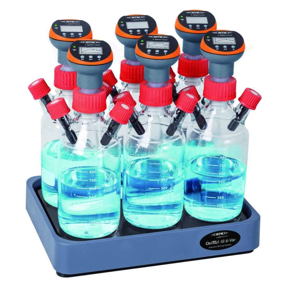 Xylem WTW OxiTop-IDS AN12 Respirometric Measuring System for Anaerobic Operation, 12 Measuring Points, 12 Sample Bottles MF45/250