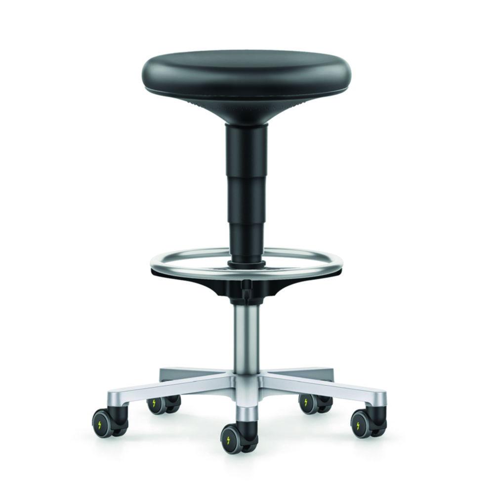 Interstuhl Büromöbel Cleanroom Stool Art.L., Stop&Go and Foot Ring, 590–860
