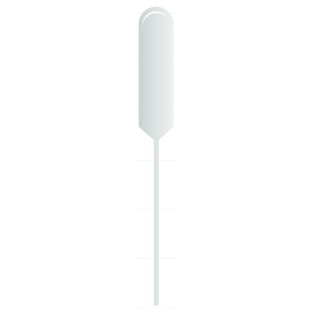 Thermo Samco Transfer Pipets 15 mL Sterile, Large Bulb, Narrow Stem, Individually Wrapped, Pack of 250