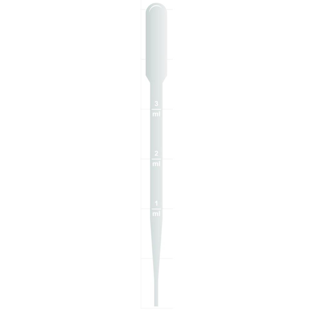 Thermo Samco Transfer Pipets 7.5 mL Sterile Graduated (0.5 to 3 mL), Individually Wrapped (Pack of 500)