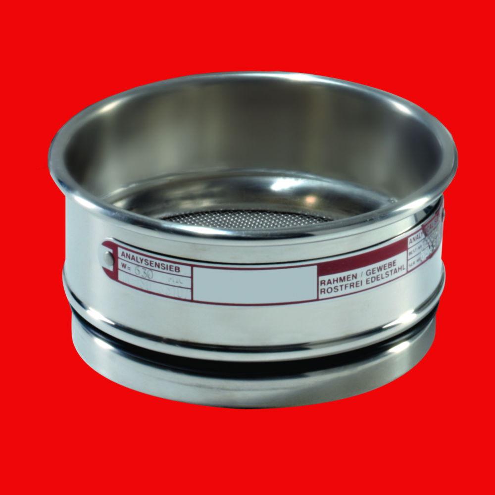 Fritsch Test Sieve, 100 x 40 mm Mesh Size 80 µm Stainless Steel, ISO 3310-1

