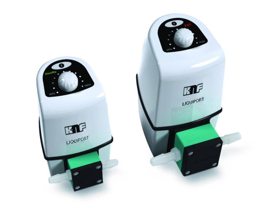 KNF Diaphragm Liquid Pump NF 100 TT.18 S, Splashproof IP 65 Flow Rate 0.2-1.3 L/min, Chemically Resistant