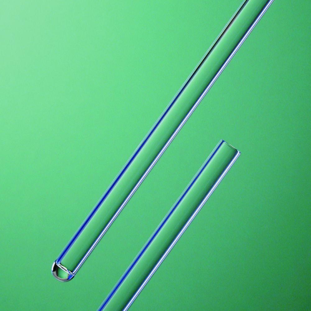 Hilgenberg NMR Tubes 0.20mm for Bruker Match System, OD 2.0±0.010mm, ID 1.6±0.010mm, Length 100mm, One End Closed, Pack of 10