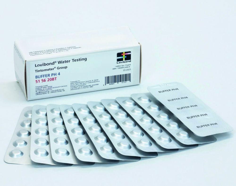 Tintometer Buffer Tablets pH 4, PU=100Tintometer Buffer Tablets pH 4, PU=100