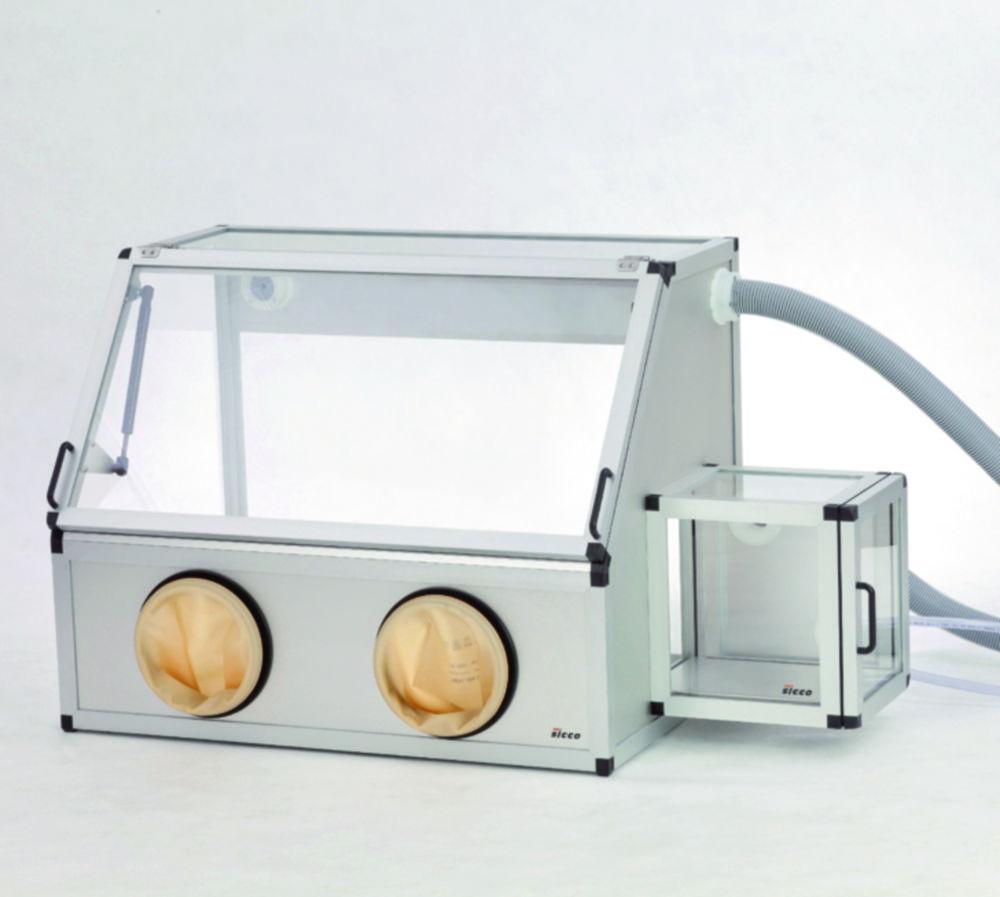 Bohlender Glove Box Vitrum with Transfer Chamber Glass/Al