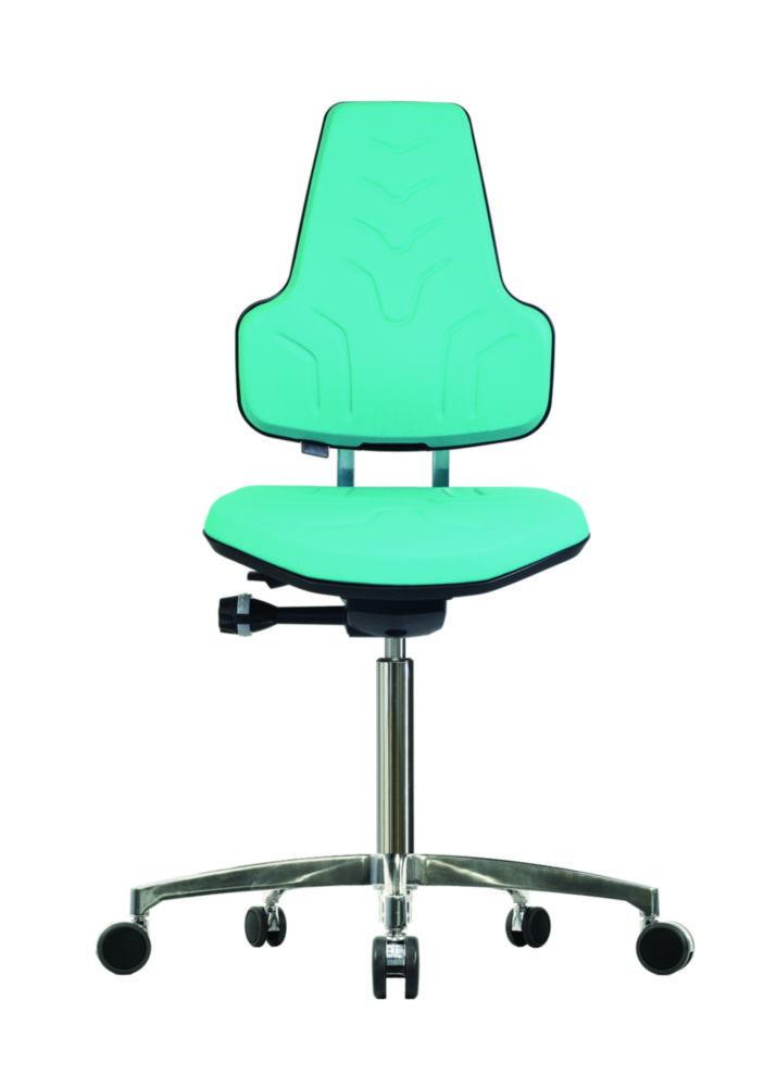 Werksitz Working Chair WS 8320 KL Werkstar – Turquoise, Height Adjustable (495–640 mm), Imitation Leather Seat and Backrest
