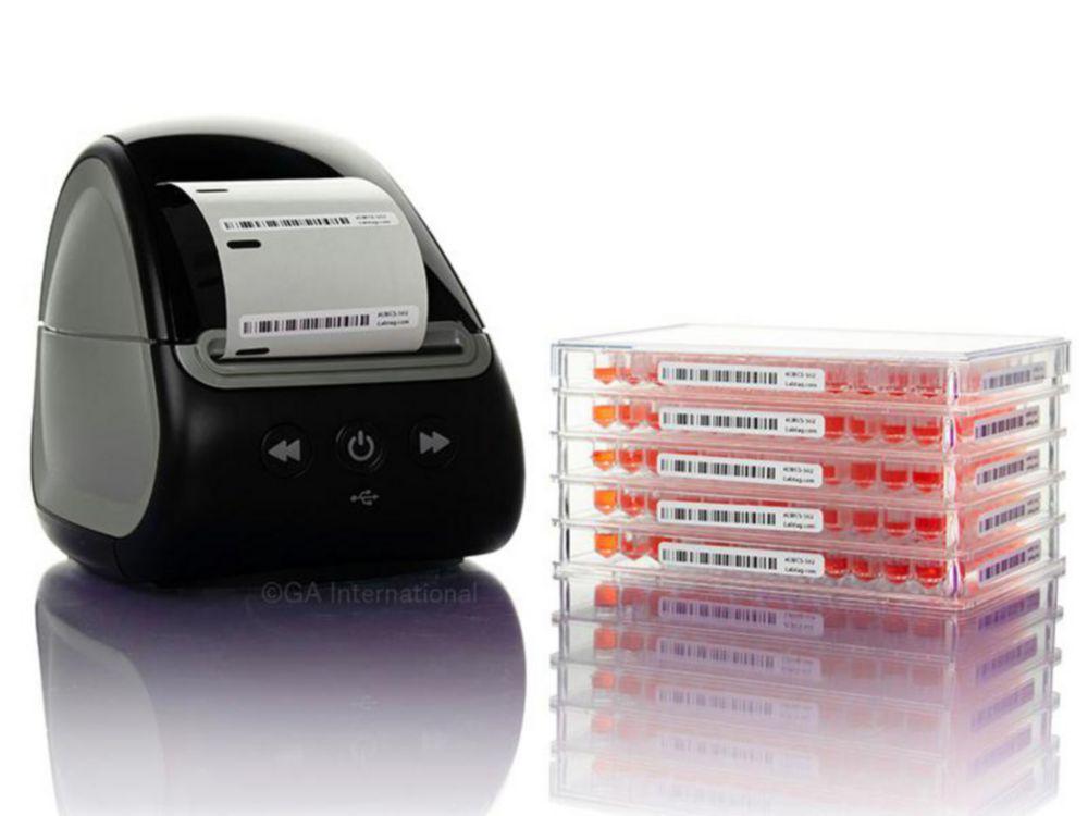 CryoSTUCK® labels for frozen surfaces 2" x 0.25" / 50.8mm x 6.4mm roll with 1000 labels