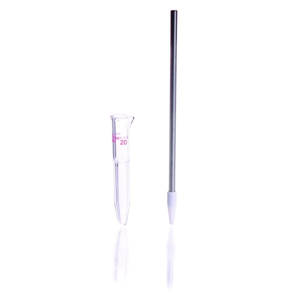 DWK Kimble Dual Homogenizers with PTFE Pestle 3ml Capacity, Size 21

