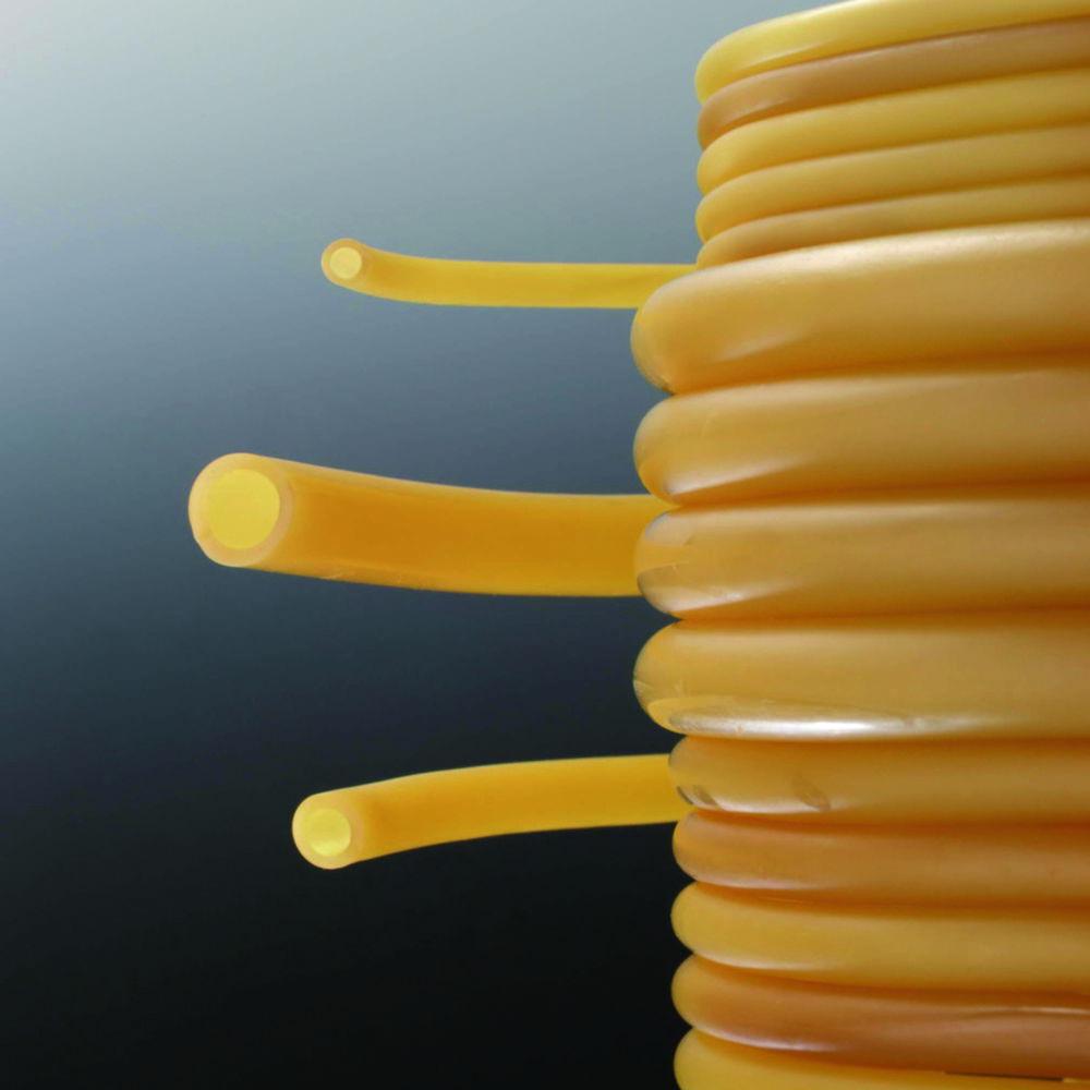 Deutsch & Neumann Latex Tubing 4.00 x 1.00 mm Natural Rubber NR Light Transparent Sterilizable to 120°C