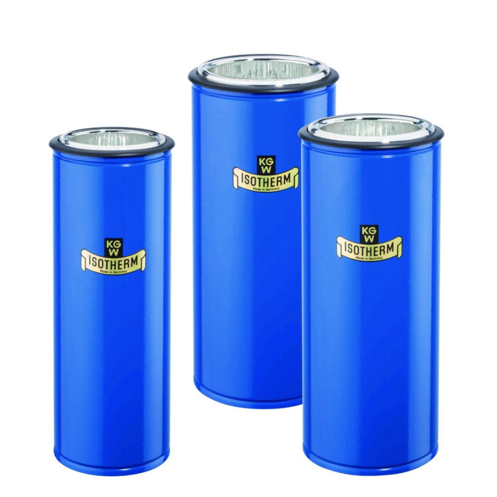 KGW Schieder Dewar Flasks 750ml, Cylindrical Blue Powder-Coated Alu, 310x57mm