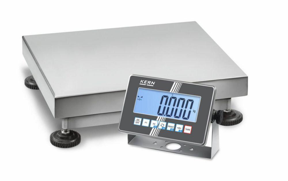 Kern Industrial Balance Stainless Steel Max 60 kg / 150 kg e=0.002 kg / 0.005 kg d=0.002 kg, 
Dimensions 500 x 400 x 126 mm