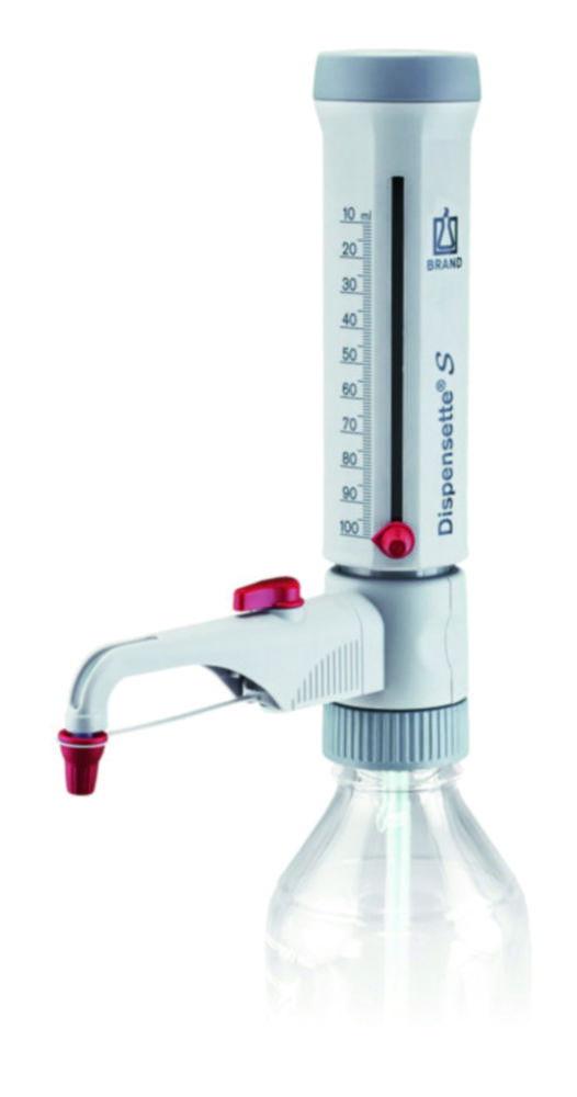 BRAND Dispensette S Analog with Recirculation Valve 10-100 mL including DAkkS Certificate

