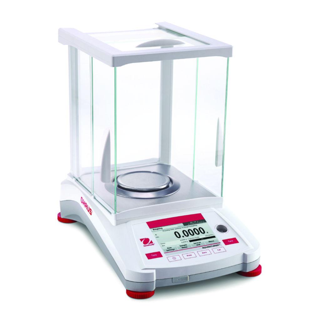 Analytical balance Adventurer® AX224M 220 g / 0.1 mg, internal calibration weighing plate dia. 90mm, calibrated