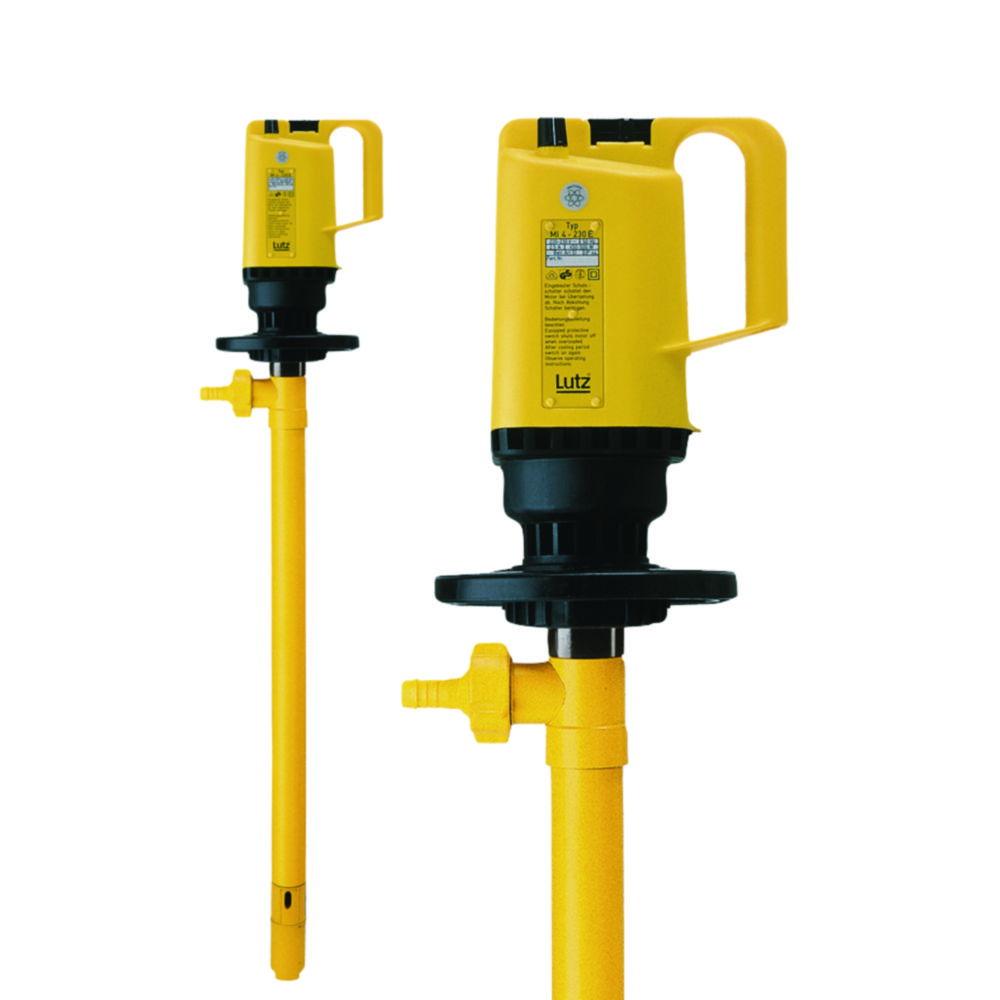 Electrical barrel and container pump "alkalis" PP, depth of immersion 1200 mm, flowrate 85 l / min., 230 v, 500 W, IP 24