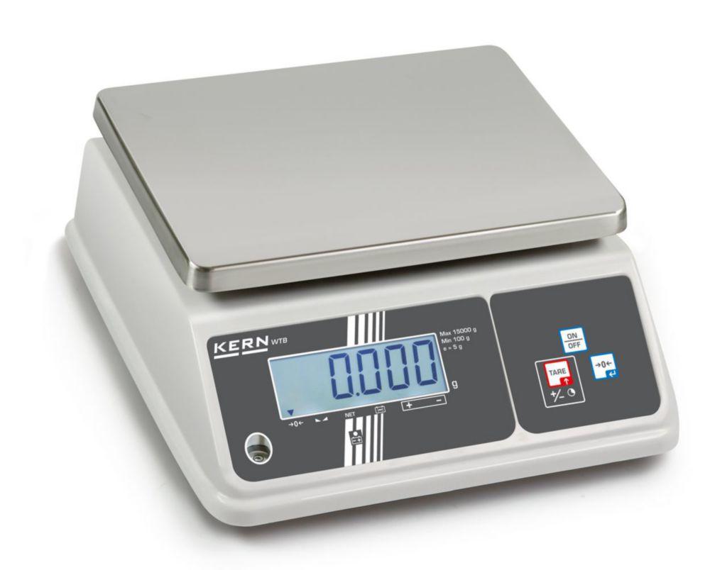 Kern & Sohn Bench Scale WTB 3K-4N, 3 kg / 0.5 g, Weighing Plate 260x200 mm