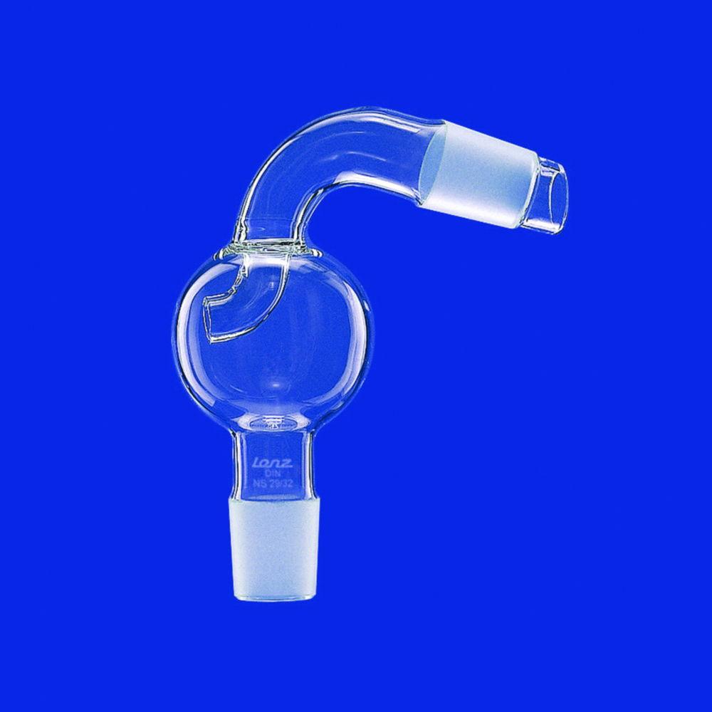 Splash Heads acc. to Stutzer with two cones, boro 3.3 cone 19/26, cone 19/26