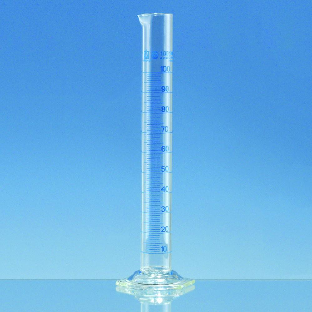 BRAND Measuring Cylinder 2000mL HF 952864 Blaubrand, CLA Borosilicate 3.3, USP Certificate

