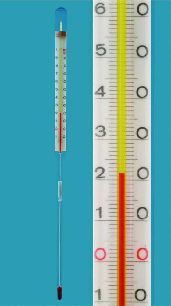 Amarell Industrial Thermometer 105mm, 0...+360:2°C, Special Filling Green