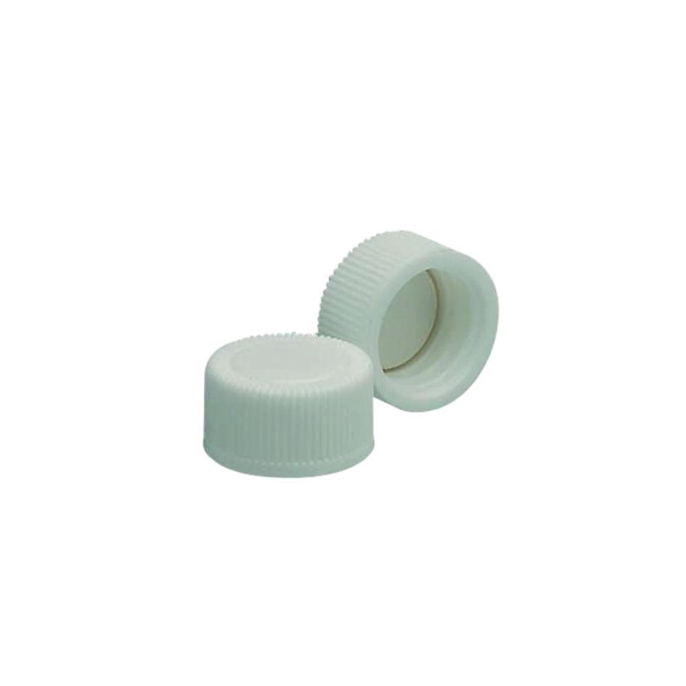 DWK Wheaton White Polypropylene Screw Caps with Polyethylene Foam Insert, Size 13-425 (Pack of 144)