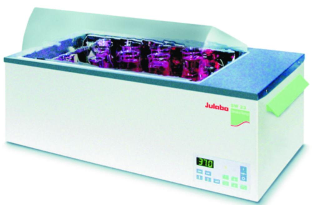 Julabo Shaking Waterbaths, 200 x 300 x 500 mm, 40-200 rpm, 20° - +90°C: 0.05K, Without Accessories