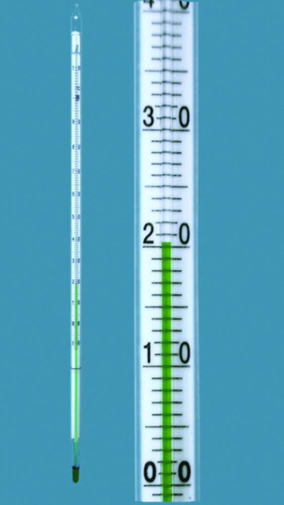Amarell Thermometer -10°C +110:0.5°C 300x7/8mm 76mm Submergence Environmental/Daily Filled