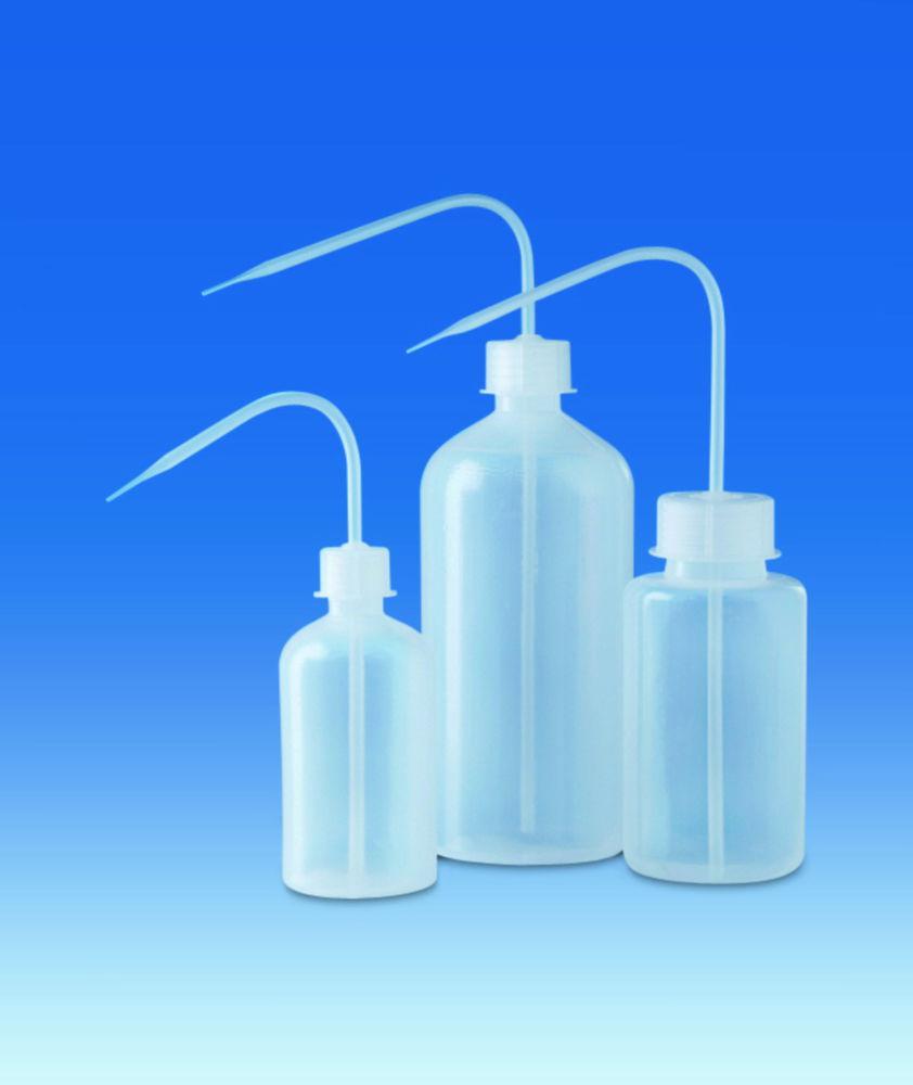 VITLAB Wash-Bottle 500 ml, PE-LD/PP with Wash Top GL 45 Without Print

