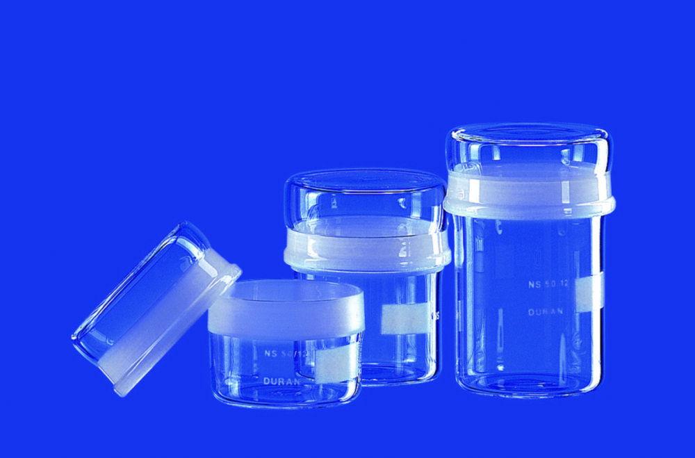 Lenz-Laborglas Weighing Bottles with NS Cap, Medium Form, H. mm 50 NS 80/12
