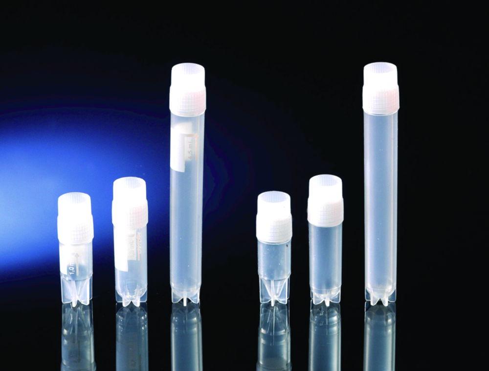 Thermo Nunc Cryotubes 1.0 mL PP/PE Clear, Height 41 mm, Ø 12.5 mm with External Thread (Conical with Starfood), Sterile
