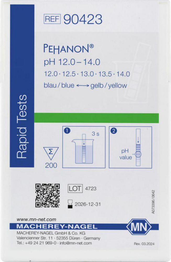 Macherey-Nagel Phehanon pH 12.0 to 14.0 (Supplied in Packs of 200)

