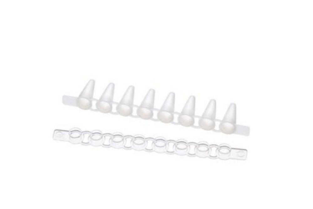 Eppendorf FAST PCR Tube Strips 0.1 mL, PCR Clean, with Cap Strips, Flat Pack of 120