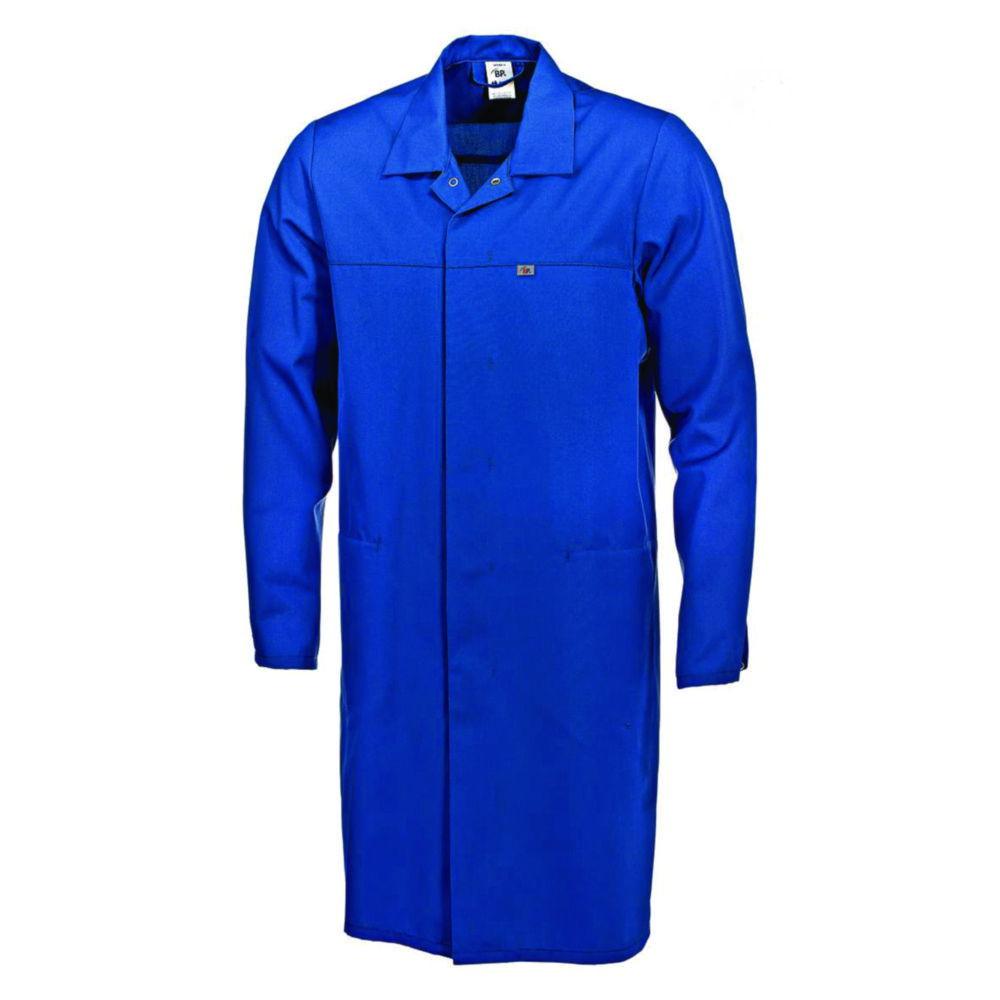 Bierbaum-Proenen BP Laboratory Coat Size 3XL, Royal Blue 65% Polyester / 35% Cotton 1/1 Arm, Unisex