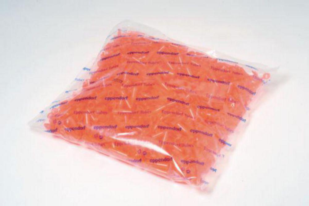 Eppendorf Reaction Tubes 1.5 mL, Red, Pack of 1000 with Lid