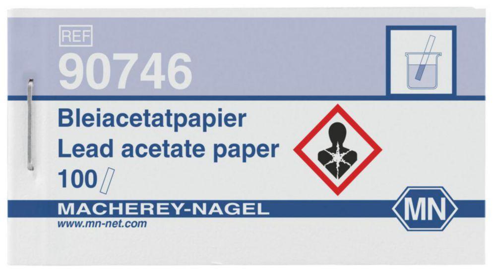 Macherey-Nagel Lead Acetate Paper 10x75 mm sufficient for 100, no dangerous goods

