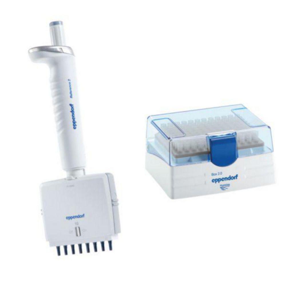 Eppendorf Reference 2 G Variable 8-Channel Pipette 0.5-10 µL, Medium Gray

