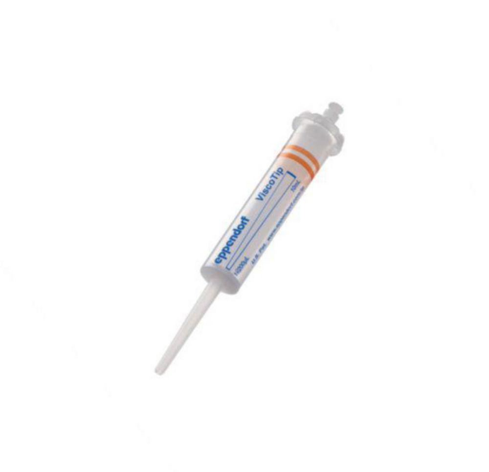 Eppendorf ViscoTip Syringe Tips 10 mL, Orange Color Code, Pack of 100 (4 Bags × 25 pcs.)