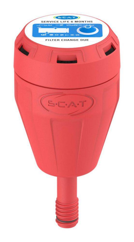 SCAT Exhaust Filter M, V3.0 with Splash Guard and Change Indicator, Service Life 6 Months