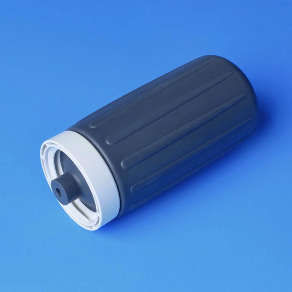Suction bellow f. macro pip. controller silicone, with screw ring, PP, grey
