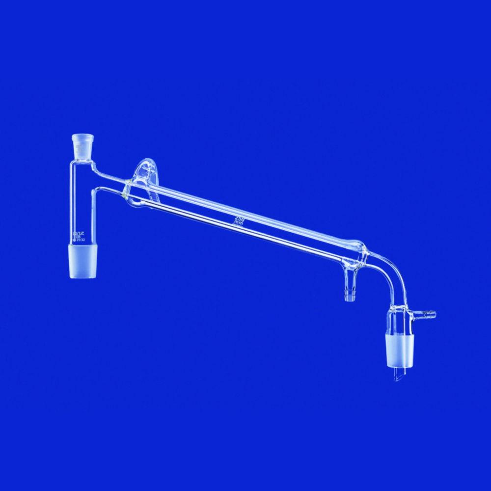Lenz-Laborglas Distilling Links with Liebig Condenser and Vacuum Receiver Adapter, Cone NS 14/23 Jacket L. mm 250

