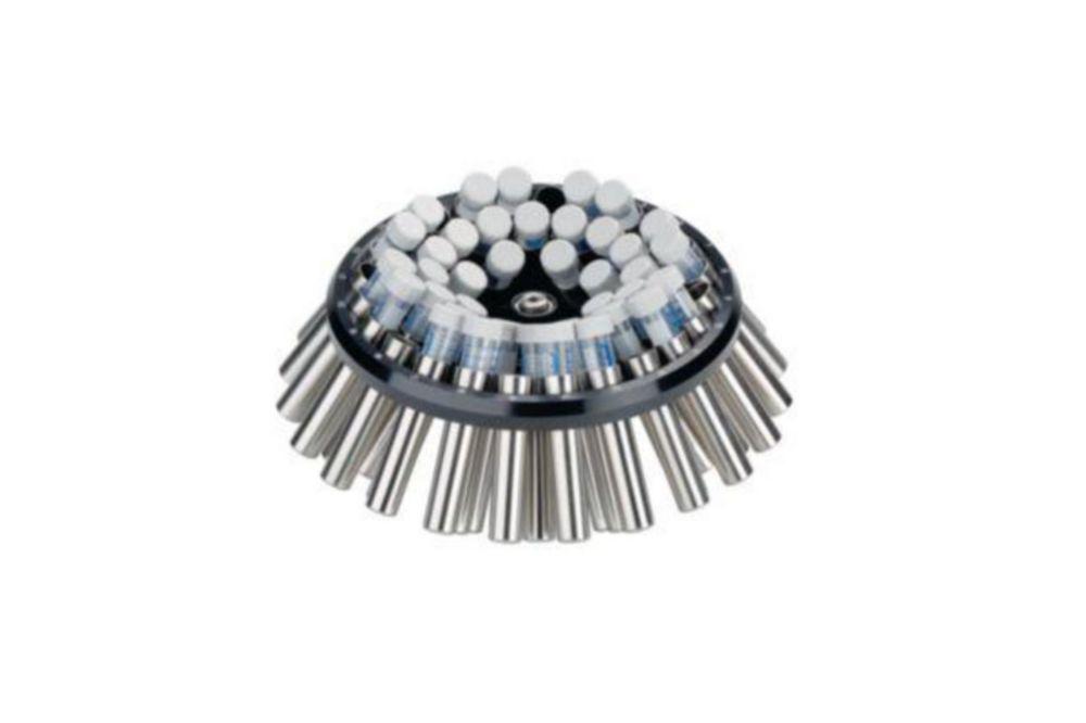 Eppendorf Rotor F-48x15 including 48 Steel Sleeves and Adapters for 40x Conical 15 mL Tubes

