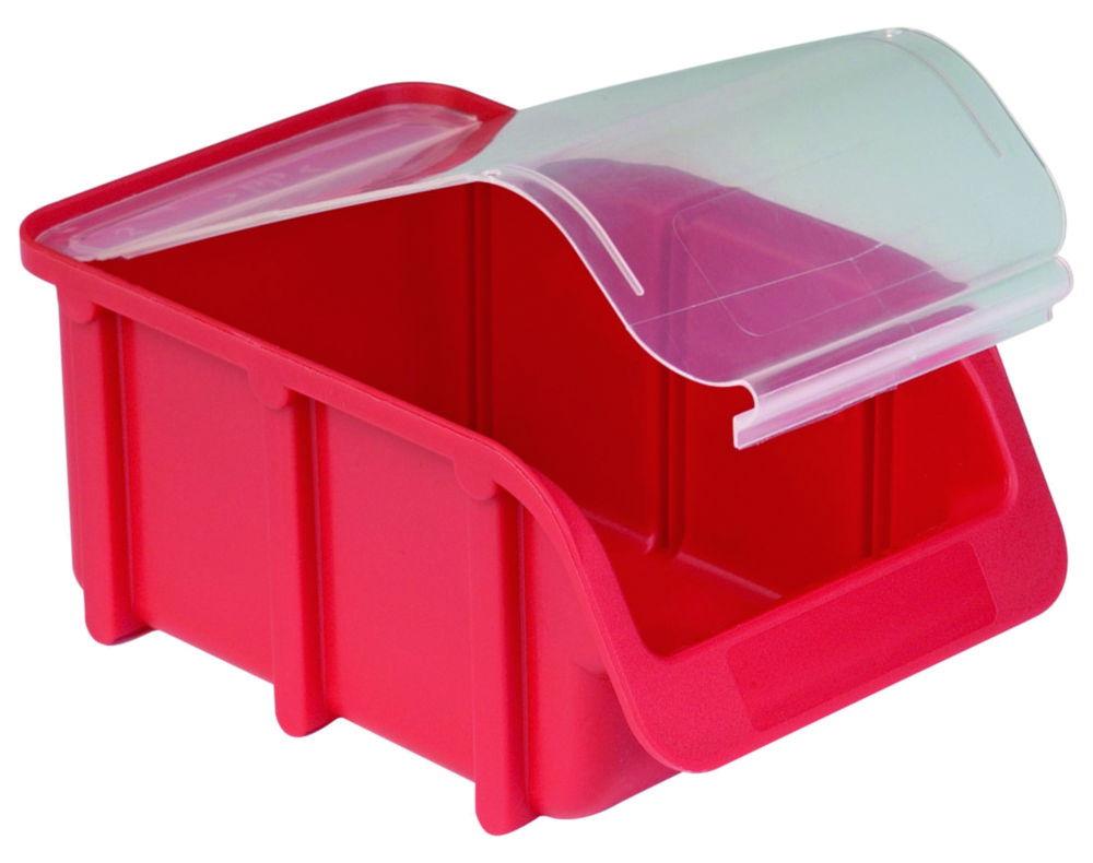 Hünersdorff Storage Bin PP Size 2 Red 100x165/135x75mm without EAN

