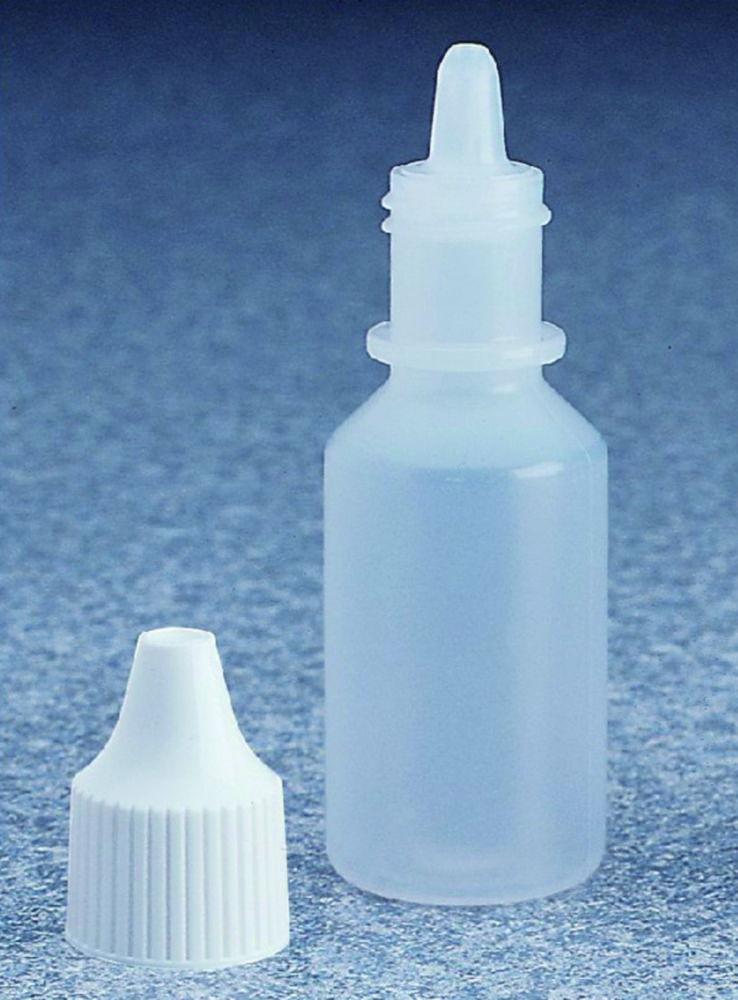 Thermo Nalgene LDPE White Dropper Bottle, 4mL with 15-415 Neck and White Closure