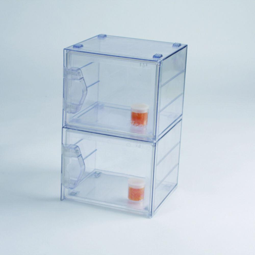 Bohlender Sicco Mini 2 Basic Desiccator Cabinet, PC, Transparent, 221x214x362 mm
