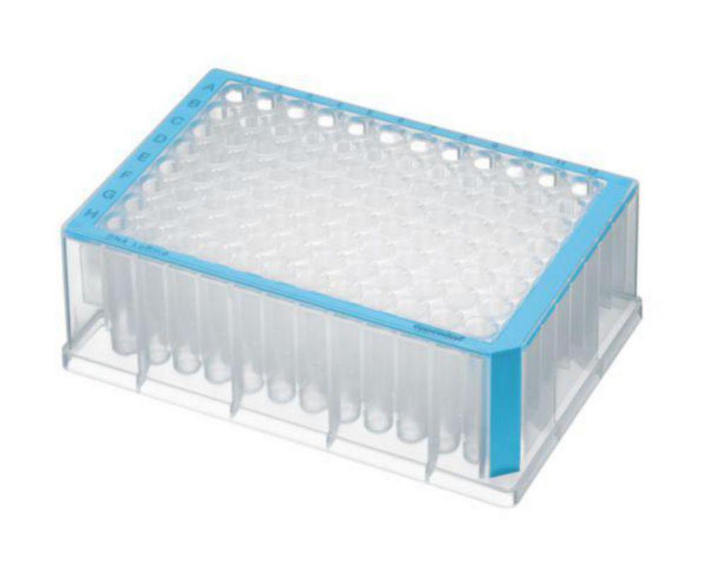 Eppendorf Deepwell Plate 96/1000µl Regular Package DNA LoBind Blue 20 Plates (5 Bags of 4)