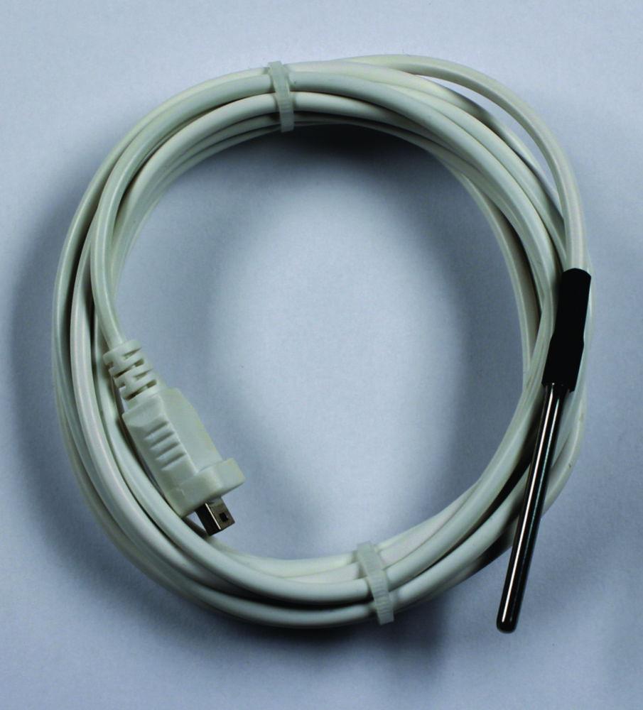 DOSTMANN External Temperature Sensor Pt1000 for LOG 100 CRYO, 3m Cable, PTFE Insulated, -200...+250°C

