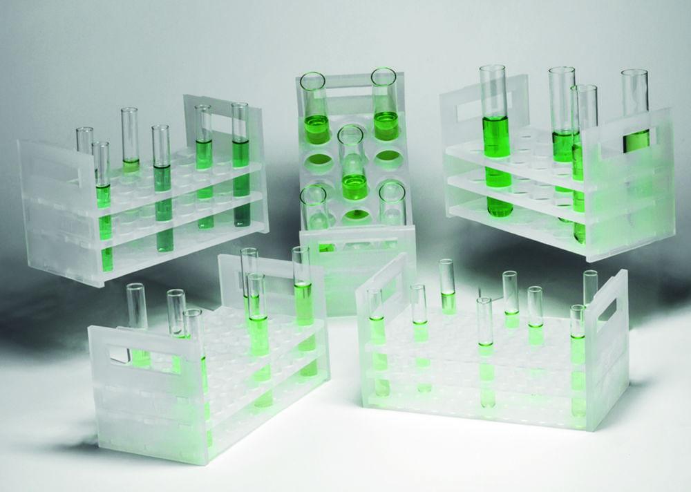 Bel-Art Test Tube Stand, PP, 25-30 mm Diam., 3x5 Openings