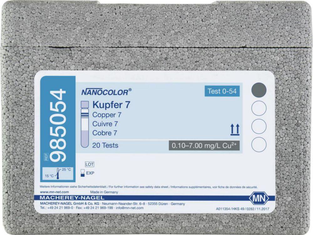 Macherey-Nagel Test Tubes Copper 7 Pack of 20 Tests - No Dan Goods

