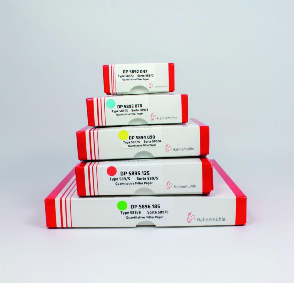 Hahnemühle Filter Circles 589/2, 40.5 mm White Quantitative Filter Paper, 85 g/sqm, Pack of 100