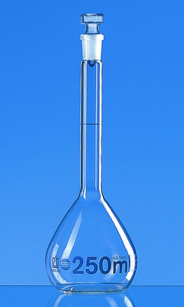 BRAND Volumetric Flask BLAUBRAND Class A 20 mL with Glass Stopper