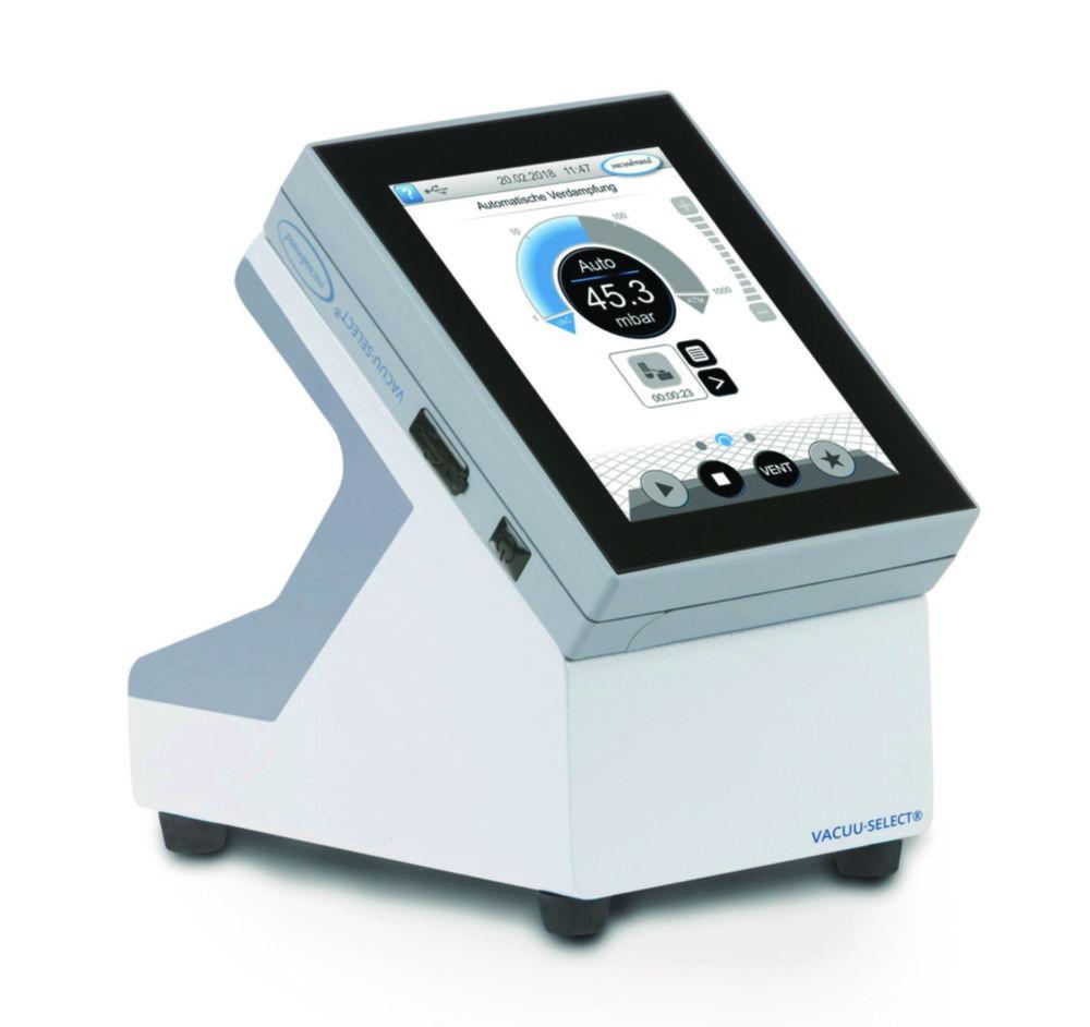 Vacuubrand Compact Controller VACUU·SELECT Table Version, With Suction Line Valve, Plug (CEE/CH/UK/US/AUS), 100–230V, 50/60Hz

